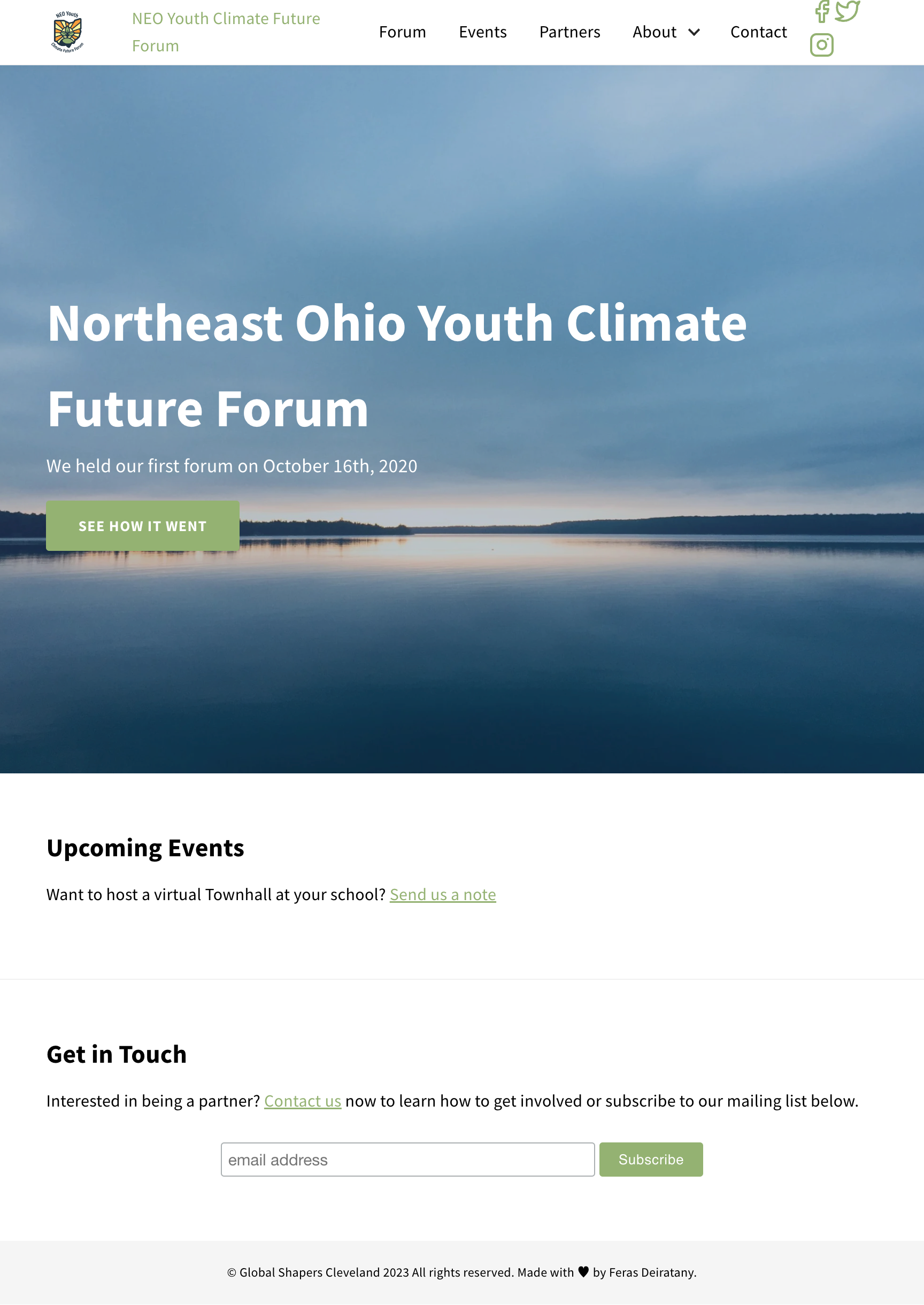 NEO Climate Future Forum